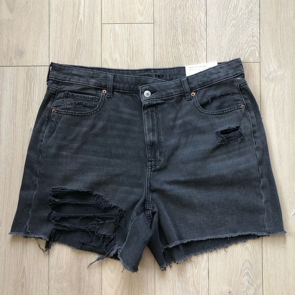 NWT American Eagle Highest Rise Baggy Short Comfort Stretch Waistband Size 16 - Picture 3 of 13